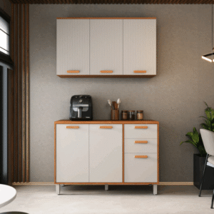 Kit Balcão + Armário Itafriz 3 portas - Itatiaia