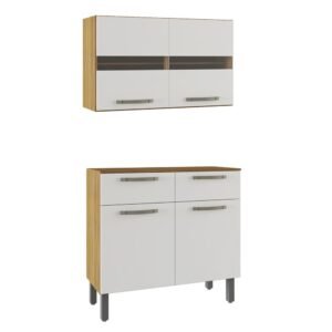 Balcão + Armário 900 Vita - Fiorello Móveis