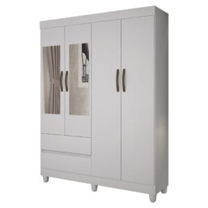 Guarda-Roupa Porto 1,10m com Espelho - Sallêto