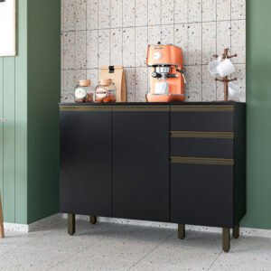 Balcão Vollare 1,20 - 2 gavetas - Fiorello Móveis